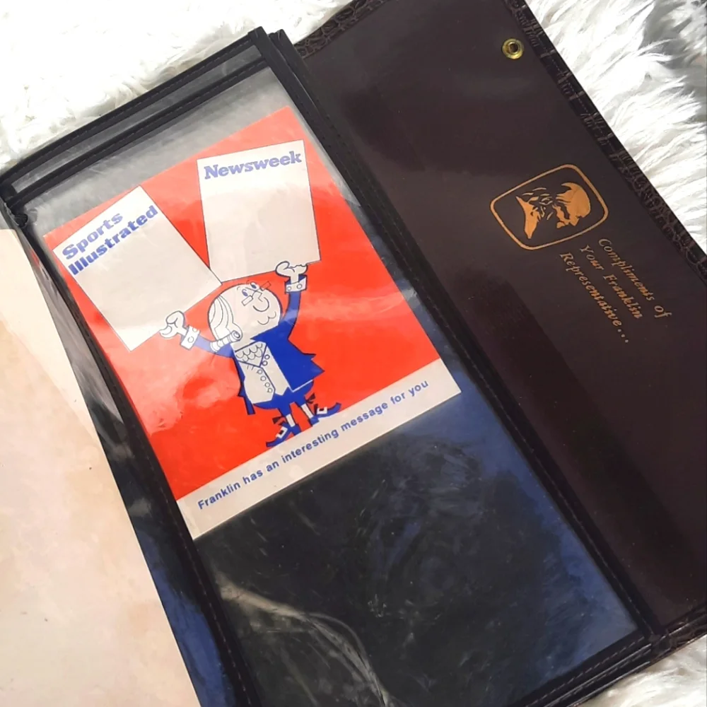 Vintage Leather Paper Folder